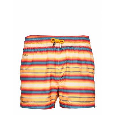 Stripe Badshorts Blå Nikben