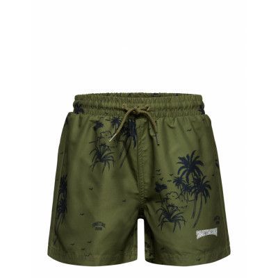 Stswave Swimshorts Sport Swimshorts Green Sometime Soon