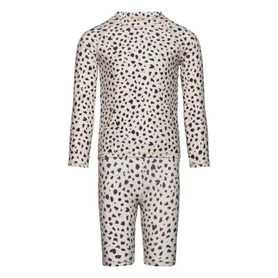 Sunprotection Set Swimwear Uv Clothing Uv Suits Beige Lindex