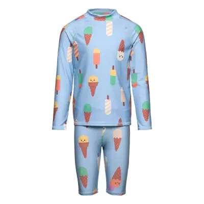 Lindex Sunprotection Set Blå