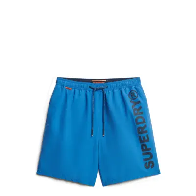 Superdry Sport Sport Graphic 17 Swim Short Blå