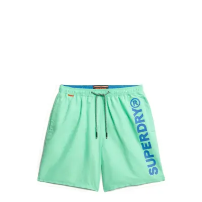 Superdry Sport Sport Graphic 17 Swim Short Grön