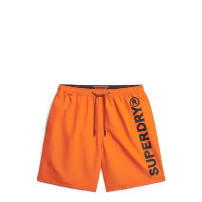 Superdry Sport Sport Graphic 17 Swim Short Orange