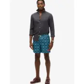 Superdry Tile Print 16 Swim Short - Navy - M