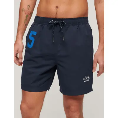 Superdry Vintage Polo 17Inch Swim Short - Navy - M