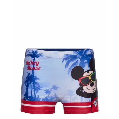Swim Boxer Badshorts Blå Disney