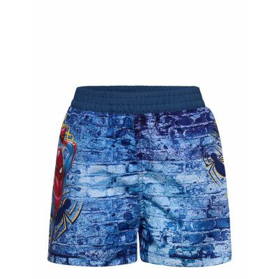 Swim Boxer Badshorts Blå Marvel