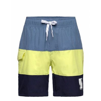 Color Kids Swim Long Shorts, Colorblock Multi/patterned