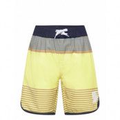 Color Kids Swim Long Shorts, Striped Gul