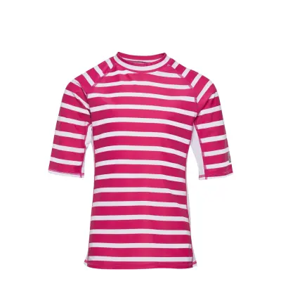 Swim Shirt, Fiji Navy,104 Cm Swimwear UV Clothing UV Tops Rosa Reima