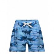 Swim Shorts - Aop *Villkorat Erbjudande Badshorts Blå Color Kids
