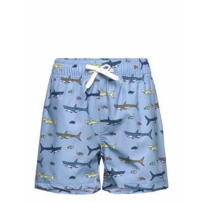 Color Kids Swim Shorts, Aop Blå