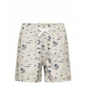 Swim Shorts, Aop Badshorts Cream Color Kids