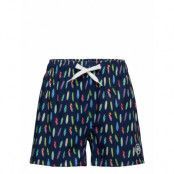 Swim Shorts - Aop *Villkorat Erbjudande Badshorts Multi/mönstrad Color Kids