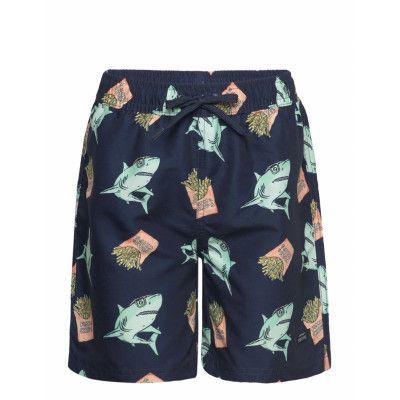 Swim Shorts Aop Badshorts Multi/mönstrad Minymo