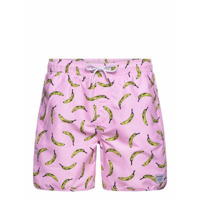 Swim Shorts Bananas Badshorts Rosa DEDICATED