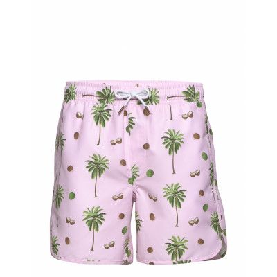 Swim Shorts Sandhamn Coconuts Badshorts Rosa DEDICATED