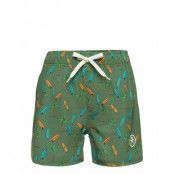 Swim Shorts Short Aop Badshorts Multi/mönstrad Color Kids