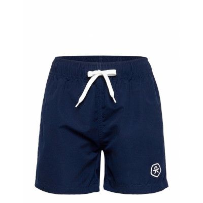Swim Shorts Solid Upf 30+ Badshorts Blå Color Kids