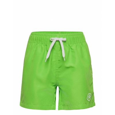 Swim Shorts Solid Upf 30+ Badshorts Grön Color Kids