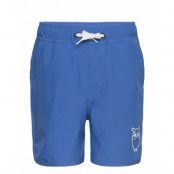 Swim Shorts With Elastic Waist And *Villkorat Erbjudande Badshorts Blå Knowledge Cotton Apparel