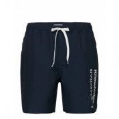 Swim Shorts With Elastic Waist And Badshorts Navy Knowledge Cotton Apparel