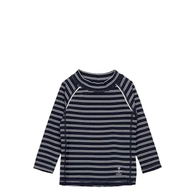 Swim T-Shirt Bokdan *Villkorat Erbjudande Swimwear UV Clothing UV Tops Blå Wheat