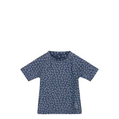 Swim T-Shirt Jackie Ss Swimwear Uv Clothing Uv Tops Blue Wheat