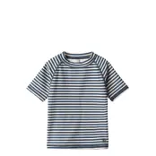 Wheat Swim T-Shirt S/S Jackie Blå