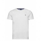 Swim Trim Logo Tee Tops T-shirts Short-sleeved White Hackett London