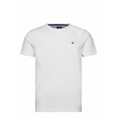 Swim Trim Logo Tee Tops T-shirts Short-sleeved White Hackett London