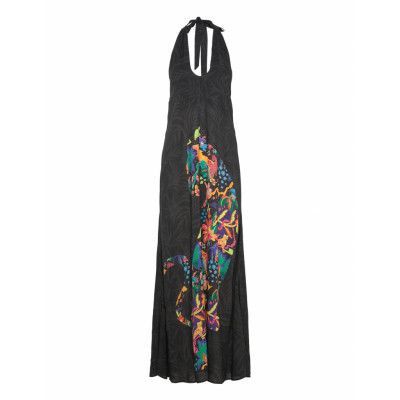 Swim Vest Panter Dresses Summer Dresses Svart Desigual