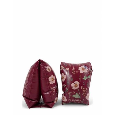 Swim Wings Alfie - Fall Flowers Toys Bath & Water Toys Water Toys Swim Rings Purple Filibabba