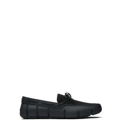 Swims Braided Lace Loafer - Black - 47 31 cm
