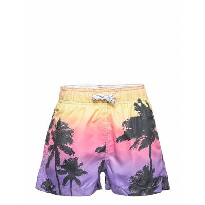 Swimshorts Bb Palms In Sunset *Villkorat Erbjudande Badshorts Multi/mönstrad Lindex