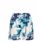 Swimshorts Bb Surf Badshorts Blå Lindex