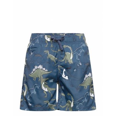 Swimshorts Sb Aop Dino Badshorts Multi/mönstrad Lindex