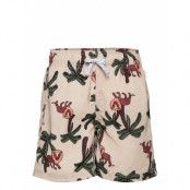 Swimshorts Sb Aop Lion In Tree Badshorts Beige Lindex