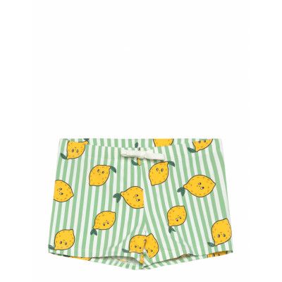 Lindex Swimtrunk Aop Grön