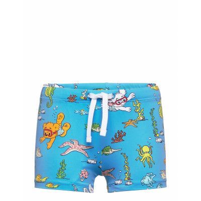 Swimtrunk Sb Aop Bamse Underwa Badshorts Multi/mönstrad Lindex