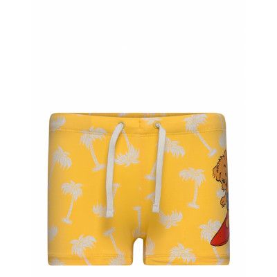 Swimtrunk Sb Bamse Surfing Badshorts Gul Lindex