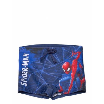 Swimtrunk Sb Spiderman Badshorts Blå Lindex