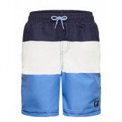 Swimwear Pants Blocked Badshorts Blå Polarn O. Pyret