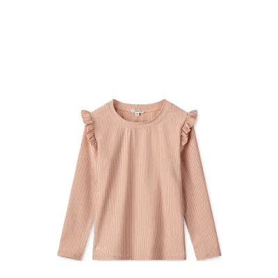 Tenley Stripe Swim Tee Swimwear Uv Clothing Uv Tops Rosa Liewood