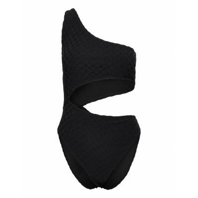 Speedo Terry Asym Cut Out 1 Pc Svart