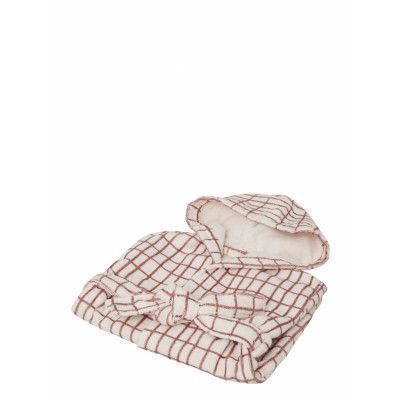 Terry Bath Robe *Villkorat Erbjudande Morgonrock Badrock Röd Garbo&Friends