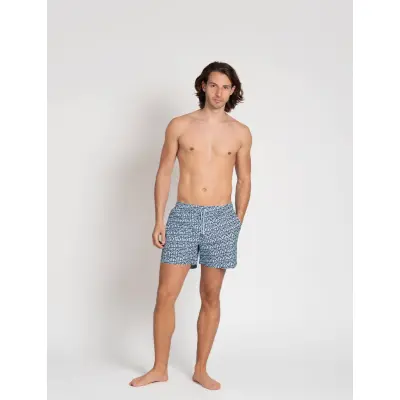 The Resort Co. Classic Swim Shorts Formentera - Blue - S 35 cm