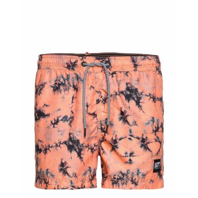 Tie-Dye Volley Swim Short Badshorts Orange Superdry
