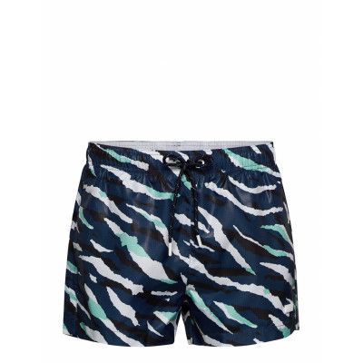 Tigershark Badshorts Blå BOSS