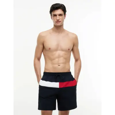 Tommy Hilfiger Long Drawstring Im & Na - Navy - M